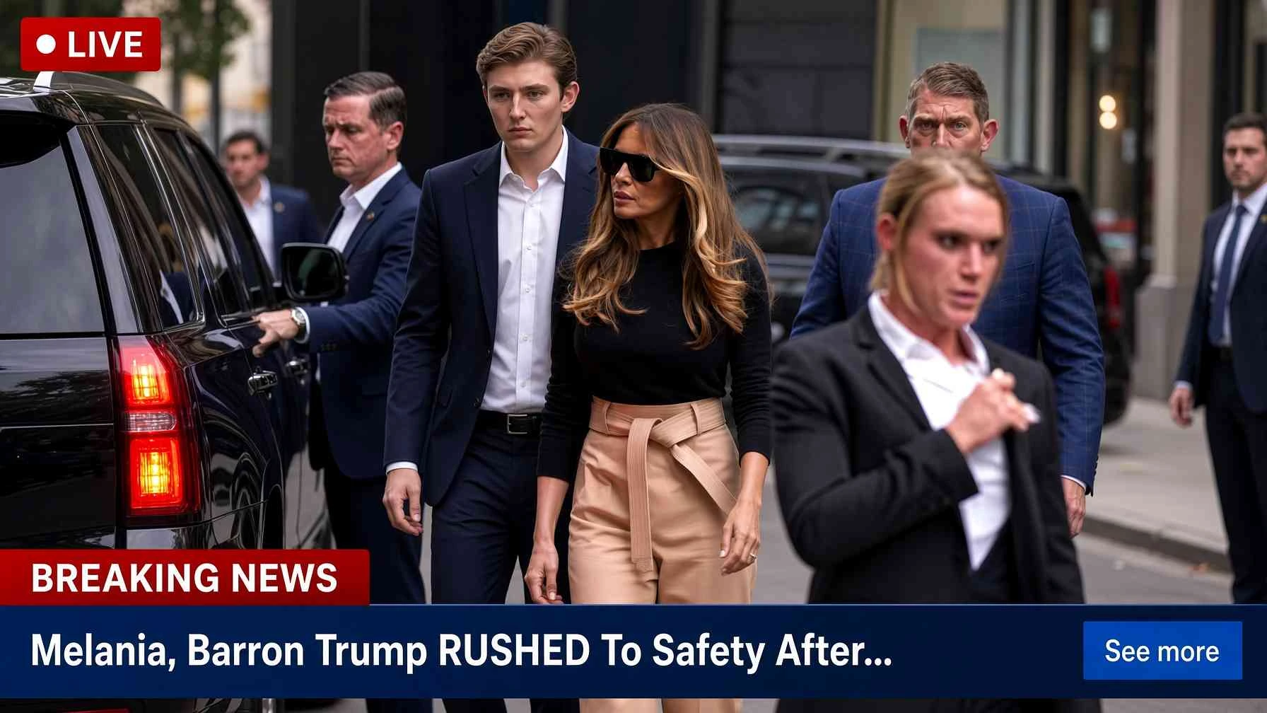Iranian Regime Unleashes Chilling Video Targeting Melania, Barron